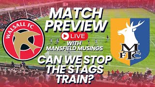 Mansfield v Walsall Match Preview [upl. by Niras444]