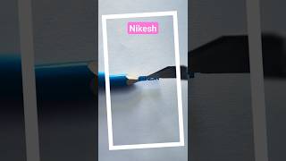 nikesh name art pencilart [upl. by Rumilly]