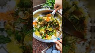 Veg Biryani Recipe🍲 shortsviralfoodvegbiryani biryanibiryanirecipesfoodbloggeryoutubeshorts [upl. by Meeker]