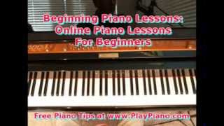 Beginning Piano Lessons Online Piano Lessons For Beginners [upl. by Lemrej98]