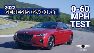 How quick is the 2022 Genesis G70 33T shorts [upl. by Stone808]