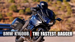 2023 BMW K 1600 B  The Fastest Bagger Money Can Buy [upl. by Nwahsiek869]