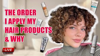 HOW TO PROPERLY APPLY CURLY HAIR PRODUCTS  MY SEPHORA SALE RECCS [upl. by Thorin]