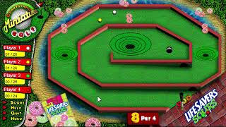 Candystand Miniature Golf 4 players Playthrough [upl. by Flita556]