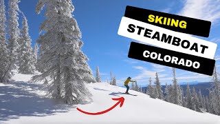 Skiing Steamboat Springs Colorado [upl. by Canty]