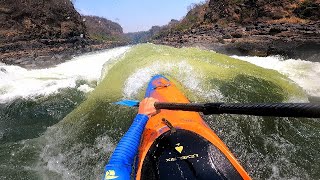 Best Boof Ever Zambezi Number 5 POV Kayaking [upl. by Enrev]