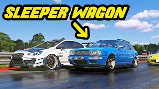 2000HP Audi RS2 Surprises Everyone New FREE Drag Race Server  Assetto Corsa Driving Mod [upl. by Lamonica]