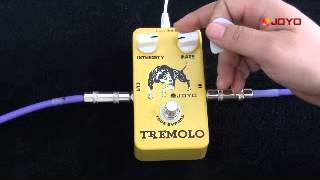 Joyo JF09 Tremolo Guitar Pedal [upl. by Anitnerolf]