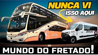 NOVO BUSSCAR NB1 LANÇAMENTOS E CURIOSIDADES EM UMA FEIRA SOBRE ÔNIBUS FRETAMENTO E TURISMO [upl. by Nevins361]