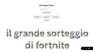 il sorteggio dei 500 iscritti [upl. by Leslee]