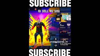 ID SELL RS500 💰 freefire freefirehighlights shorts shortsfeed [upl. by Wesley326]