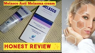 Melasco Anti Melasma cream pigmentation and melasmahonest Review ✨skincare [upl. by Mochun909]