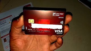 IDFC Signature Debit Card  IDFC Bank Signature Debit Card Unboxing  DEBIT CARD Benefits 2024 [upl. by Marteena]