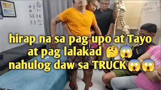 HIRAP na hirap na sir sa kanyang masakit na BALAKANG 😱😱Hindi na kayang makaupo [upl. by Kong243]