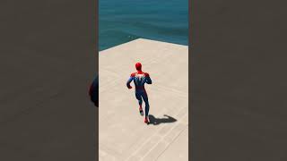 GTA 5 Epic Spiderman Ragdolls  Jumps  Fails ep101 shorts [upl. by Howlyn]