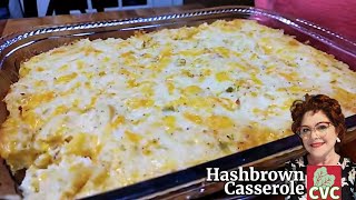 Hashbrown Casserole  Taste like Cracker Barrels  Our Familys Go to Recipe [upl. by Indnahc127]