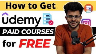 How to Get Paid Udemy Courses for Free with Certificate 🔥 😱 🤑 [upl. by Eelrefinnej]