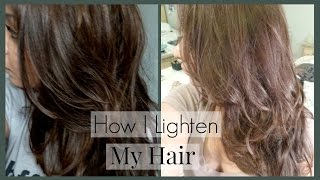 How I Lighten My Hair and Roots and Home │ How I Color My Hair to Light Ash BrownBlonde [upl. by Sivam]