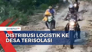 Distribusi Logistik ke Desa Terisolasi di Luwu Gunakan Motor Trail [upl. by Anirpas]