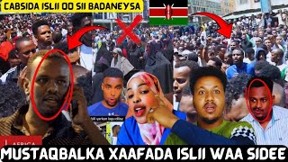 Nairobi Waxeey Noqotay Cabsi Cabsi Flim Horar ah Ayaa U Daaran Hayeey Haashim Ayaa la isku Cabsinaya [upl. by Airt]