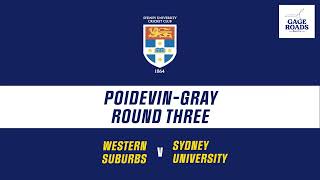 Western Suburbs vs Sydney University PoidevinGray Shield Round Three [upl. by Ellie]