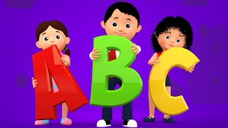 ABC Song  3d Nursery Rhymes  Kids Songs  Childrens Videos  Phonics Songs For Toddlers  Kids Tv [upl. by Zerlina970]