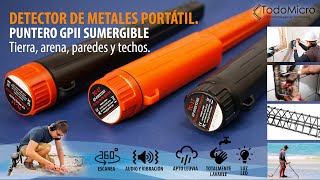 ✨GP POINTER II Detector de metales sumergible y portátil [upl. by Egag]