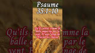 Lecture du Psaume 35110 psaumes bible shorts [upl. by Ardnuahs]