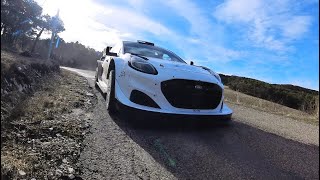 Test Rallye MonteCarlo 2024  Adrien Fourmaux  MSport Ford Puma Rally1 [upl. by Juliet339]