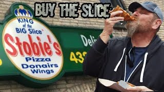 Buy The Slice  Stobies Pizza King of the big slice [upl. by Anelra]