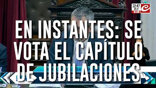 Ley Bases se aprobaron los capítulos de incentivo cambiarios y jubilaciones [upl. by Jazmin]