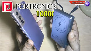 Portronics Luxcell 10k Wireless Power Bank Review  10000 mAh 15W Fast Charging [upl. by Anivel27]