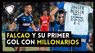 ¡Falcao marca su primer gol con Millonarios y lo dedica a Javier Acostal  Radioacktiva [upl. by Isleen176]