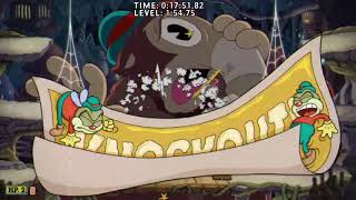 Cuphead Speedrun  GEO Mode DLC Any WR 2150 [upl. by Croteau]