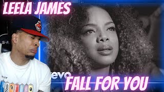 WOW WHAT A VOICE LEELA JAMES  FALL FOR YOU  REACTION [upl. by Aihsenod]