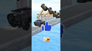 CAR Crash Short shorts funnyshorts cartoon car 5starfun bus buscrash carcrashgame [upl. by Selene]