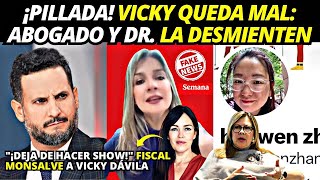 ¡VICKY Dávila VUELVE a quedar en RIDÍCUL0 😂abogado Del RÍO y Dr la DEJAN CALLADA 🪮 [upl. by Dyl]