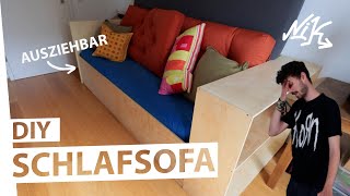 SchlafcouchBettsofa selbst bauen  Anfänger leicht überfordert [upl. by Laemsi744]