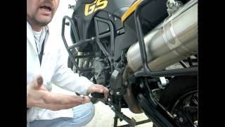 BMW F650GS  F800GS Hugger Fitting Video [upl. by Beaufert608]