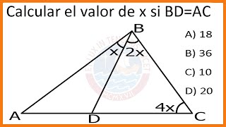 EXAMEN DE ADMISION CATOLICA PRIMERA OPCION PUCP POP 2009 GEOMETRIATRIANGULOS [upl. by Evette]