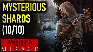 All Mysterious Shards Locations  Assassins Creed Mirage [upl. by Yeslah41]