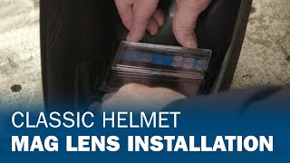 How to Install the Magnifying Lens in Your Classic Helmet [upl. by Adnohsek682]