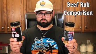 Swine Life BBQ vs Big Moe Cason  Beef Rub Comparison [upl. by Esilana464]