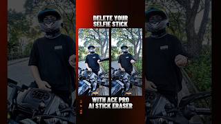 Delete Selfie Stick with Insta360 Ace Pro AI Selfie Stick Eraser fyp turorial insta360 acepro [upl. by Merwin272]