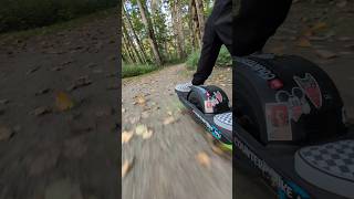 New onewheel GTS rally Edition rides amazing on trails [upl. by Ahsimac170]