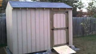 How to Build a Shed  Part 6 Sheed Door and Ramp [upl. by Eltsyek]