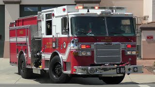 Milpitas Fire Dept Engine 86 Reserve Responding [upl. by Trinity]