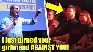 Comedian HUMILIATES MAGA Heckler So Bad His Girlfriend ABANDONS HIM [upl. by Eelarbed]