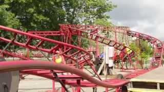 Dragon Roller Coaster Orient Express at Beech Bend amusement park [upl. by Ydnec420]