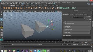 Maya 2016 tutorial  How to instance geometry in Maya [upl. by Einotna47]